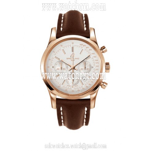 Breitling Transocean Chronograph Automatic Rose Gold Men's Watch RB015212-G738BRLT