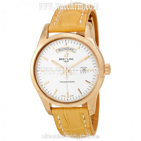 Breitling Transocean Silver Dial Automatic Men's Watch R4531012-G752CMCD