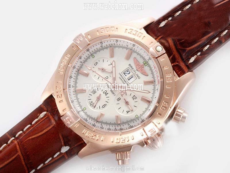 Breitling Windrider Blackbird A4435910/B811-RS Midsize Rose Gold Case 42.5mm Watch
