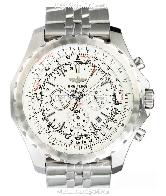 Breitling Windrider Chronomat A2536513/g675-SS 48.7mm White Dial Automatic Watch