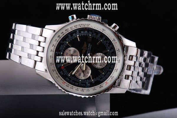 Breitling Windrider Chronomat Evolution A13330 42mm Automatic Black Dial Watch