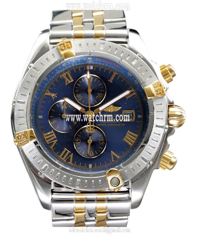 Breitling Windrider Chronomat Evolution A1335611/C749-SS 44mm Blue Dial Automatic Watch