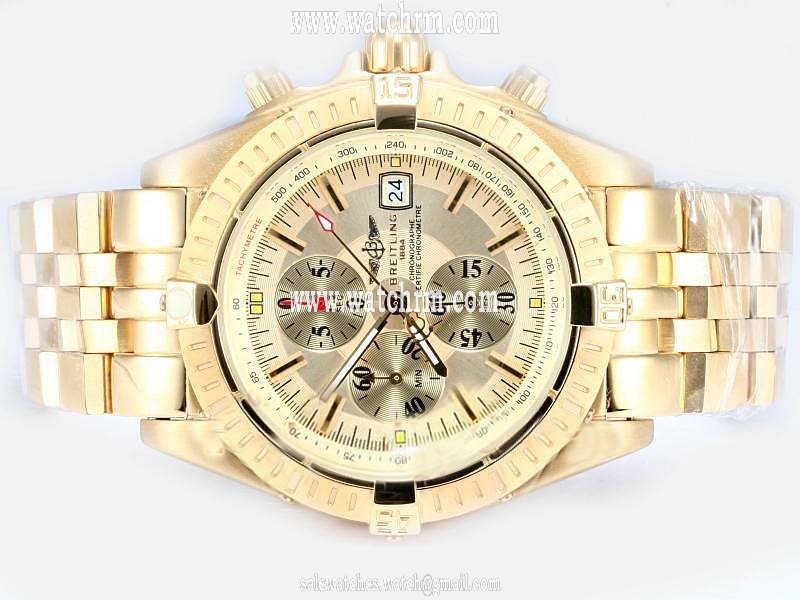 Breitling Windrider Chronomat Evolution A1335611/F517 Quartz Chronograph Mens Watch