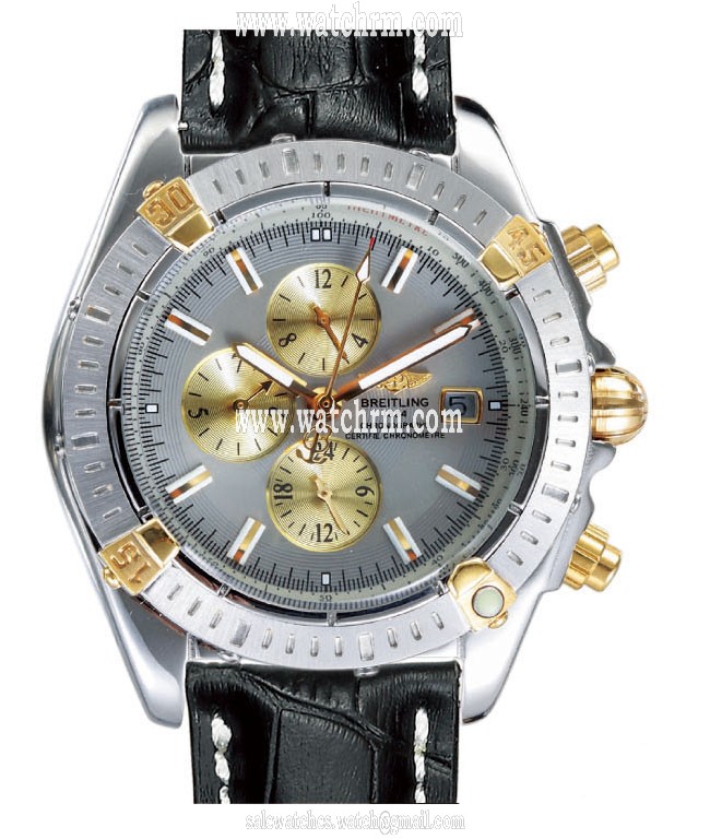Breitling Windrider Chronomat Evolution B13356 Grey Dial Round Watch