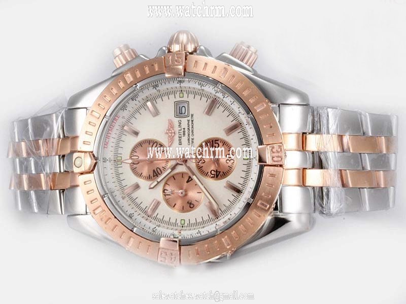 Breitling Windrider Chronomat Evolution B1335611-G570TT Rose Gold Case 42.5mm Midsize Watch