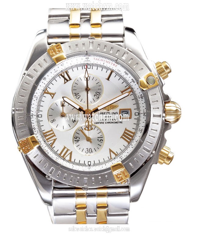 Breitling Windrider Chronomat Evolution C1335611/A619-TT Quartz Chronograph Round Mens Watch