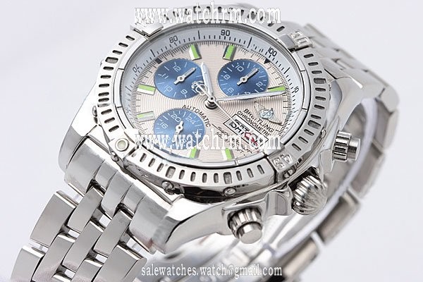 Breitling Windrider Chronomat Evolution Steel 6 Stainless Steel Case Round Mens Watch