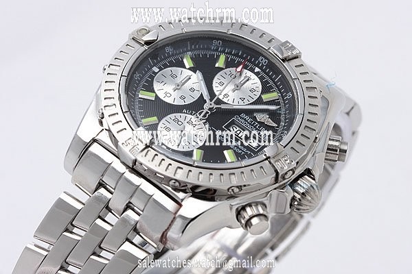 Breitling Windrider Chronomat Evolution Steel Stainless Steel Bezel Stainless Steel Case Mens Watch
