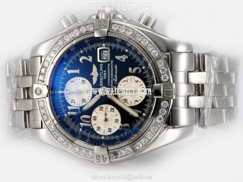 Breitling Windrider Starliner A13356 Stainless Steel Bezel Automatic Midsize Watch