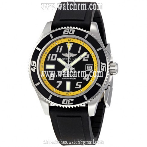 Breitling Superocean Abyss Black and Yellow Dial Automatic Men's Watch A1736402-BA32BKOD