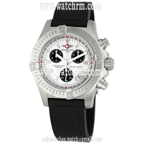Breitling Avenger Seawolf Chrono Silver Dial Men's Watch A7339010-G696BKRT