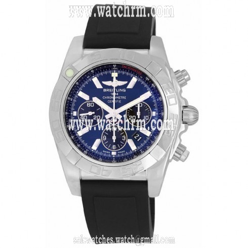 Breitling Chronomat 44 Blue Dial Men's Watch AB011012-C789-DPBK