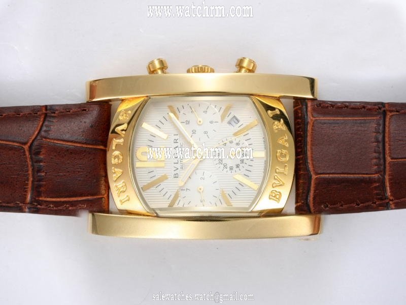 Bvlgari Assioma AA44C13GLDCH Mens Stainless Steel with 18k Gold Bezel Automatic Watch