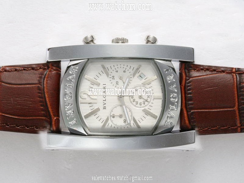 Bvlgari Assioma AA44C14SLDCH White Dial Rectangle Automatic Watch