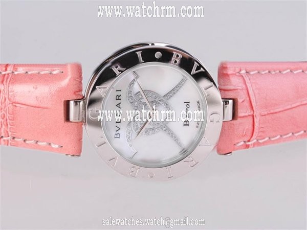 Bvlgari B.Zeroi BZ22C2SRS.M White Dial Stainless Steel Bezel Quartz Watch