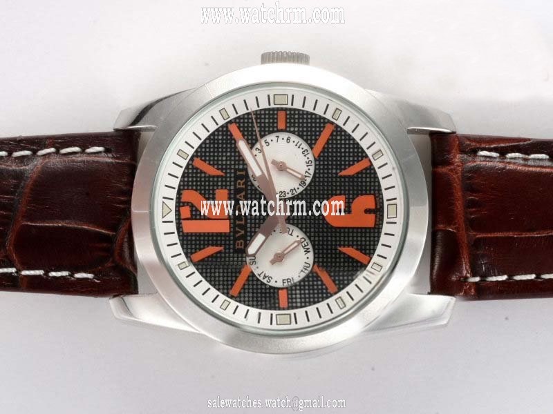 Bvlgari Diagono AC38TAVD/SLN Automatic Black Dial 38mm Watch