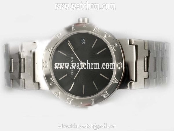 Bvlgari Diagono LCV35SSD/SLN Stainless Steel Bezel Womens Automatic Watch