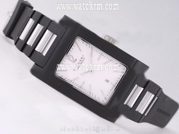 Bvlgari Rettangold RT45C6LSLD Quartz Rectangle White Dial Watch