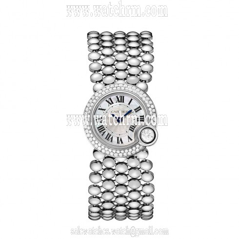 Cartier Ballon Blanc White Mother of Pearl Dial Ladies Watch WE902058