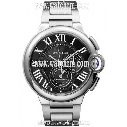 Cartier Ballon Bleu Chronograph Black Dial Men's Watch W6920077