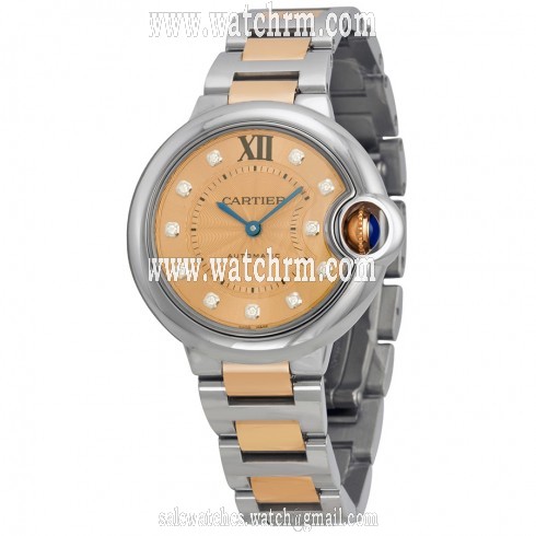 Cartier Ballon Bleu De Cartier 18Kt Pink Gold Dial Ladies Watch W3BB0002