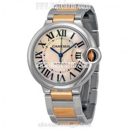 Cartier Ballon Bleu de Cartier Gold and Steel Medium Watch W6920033