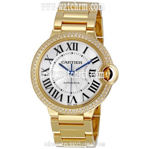 Cartier Ballon Bleu de Cartier Medium 18k Yellow Gold Watch WE9004Z3