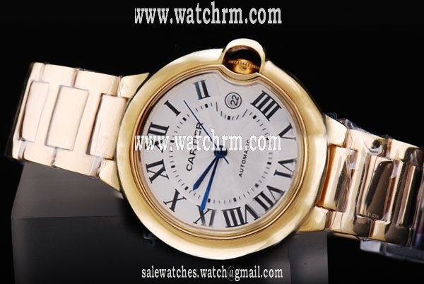 Cartier Ballon Bleu de Cartier W69003Z2 Automatic 42mm White Dial Watch