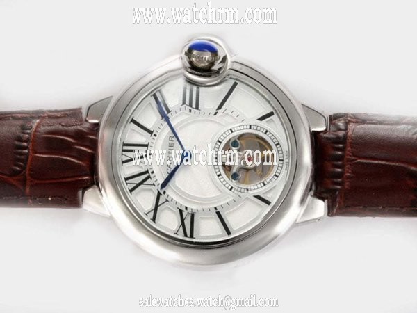 Cartier Ballon Bleu de Cartier W6900456 Mens Manual Winding Stainless Steel Bezel Watch