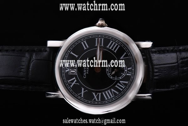 Cartier Ballon Bleu de Cartier W6900556 Black Dial Stainless Steel Case Round Watch