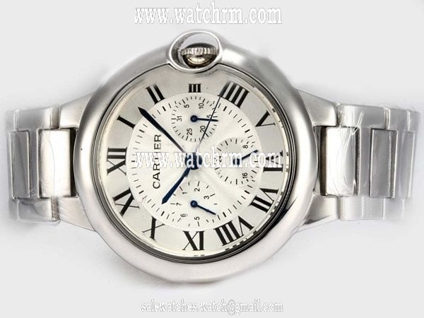 Cartier Ballon Bleu de Cartier W69010Z4 Mens Round Automatic Watch