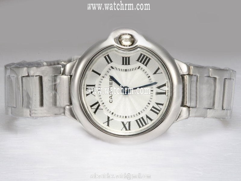 Cartier Ballon Bleu de Cartier W69010Z4 Round White Dial Watch