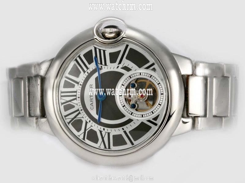 Cartier Ballon Bleu de Cartier W6920021 Silver Stainless Steel Strap Multicolor Dial 46mm Watch