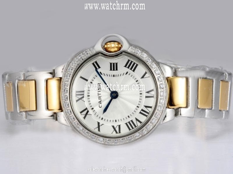 Cartier Ballon Bleu de Cartier W6920033 Round Stainless Steel Case Watch