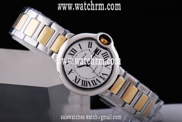 Cartier Ballon Bleu de Cartier W6920033 White Dial 28mm Quartz Watch