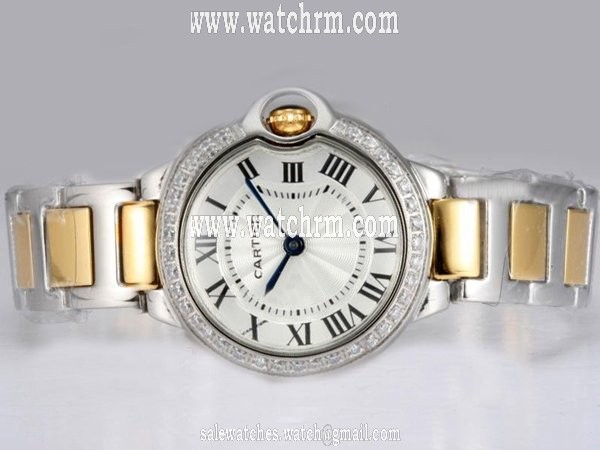 Cartier Ballon Bleu de Cartier W6920034 White Dial Stainless Steel Case Watch