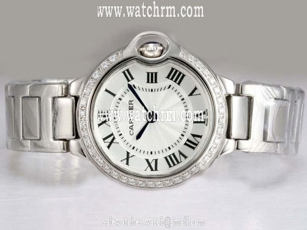 Cartier Ballon Bleu de Cartier W6920047 White Dial Round Quartz Watch