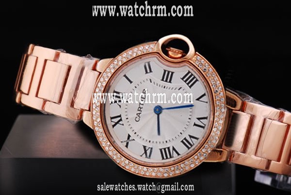 Cartier Ballon Bleu de Cartier WE9002Z3 Womens 36mm Stainless Steel Case Watch