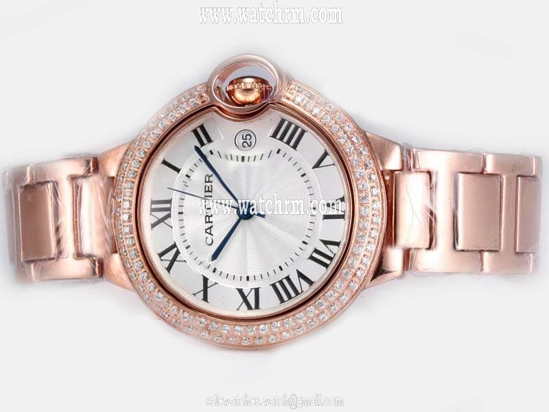Cartier Ballon Bleu de Cartier WE9005Z3 Round Quartz Mens Watch