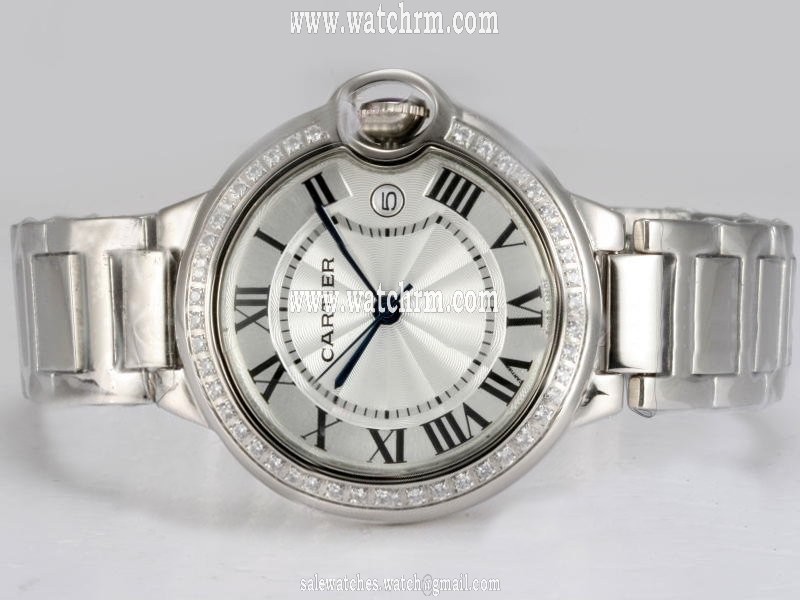 Cartier Ballon Bleu de Cartier WE9009Z3 Stainless Steel Case Round Mens Watch