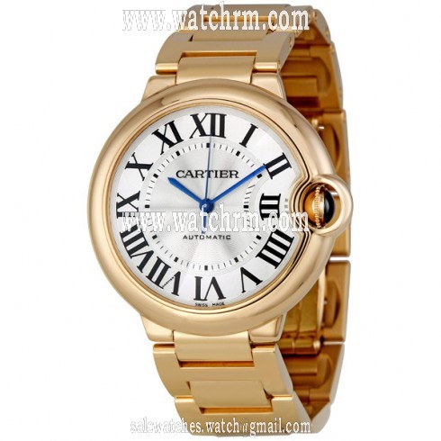 Cartier Ballon Bleu Medium 18k Rose Gold Watch W69004Z2