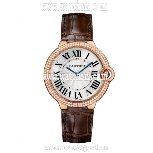 Cartier Ballon Bleu Silver Dial Men's Watch WE902055