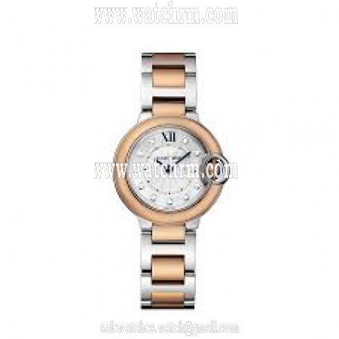 Cartier Ballon Bleu Silver Dial Stainless Steel Men's Watch Ladies Watch W3BB0005