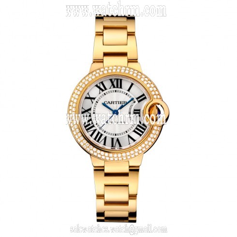 Cartier Ballon Bleu Silvered Opaline Dial Ladies Watch WJBB0002
