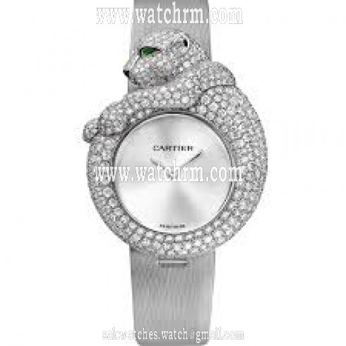Cartier Bestiaire Feline De Cartier Silver Dial Ladies Watch HPI00341
