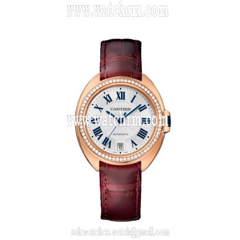 Cartier Cle Flinque Dial Ladies Watch WJCL0013