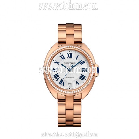 Cartier Cle Flinque Sunray Effect Dial Ladies Watch WJCL0006
