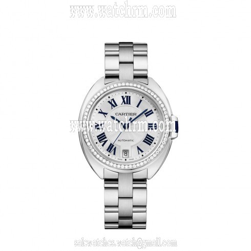 Cartier Cle Flinque Sunray Effect Dial Ladies Watch WJCL0007