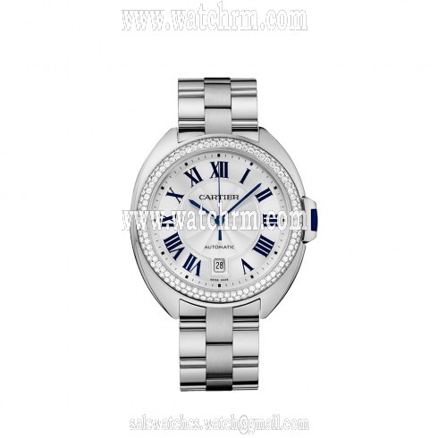 Cartier Cle Flinque Sunray Effect Dial Ladies Watch WJCL0008