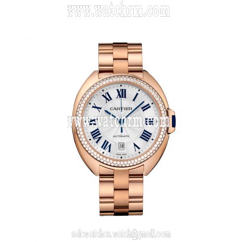 Cartier Cle Flinque Sunray Effect Dial Ladies Watch WJCL0009
